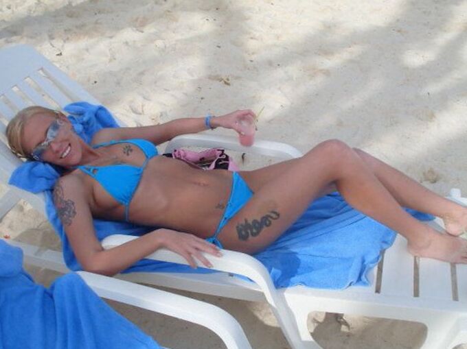 Nikki Gothic Inked Doll Fills Tiny Bikinis &amp; Thongs