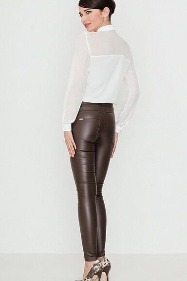 Brown Leather Pants - by Redbull