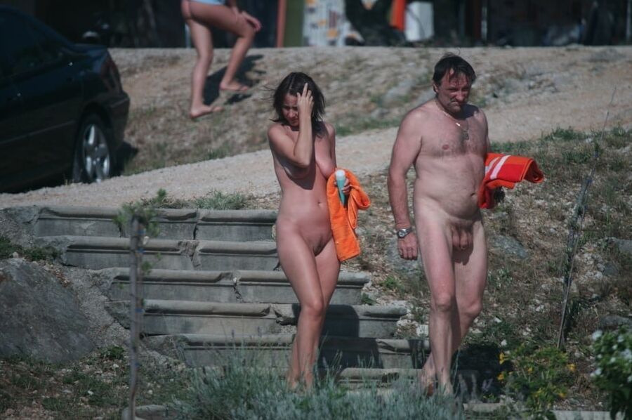 Nudist Couple in Fkk Resort Croatia