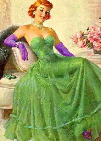 Vintage Ladies Art