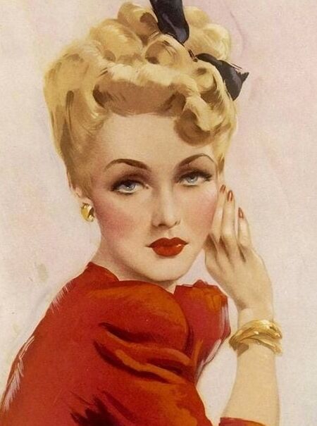 Vintage Ladies Art