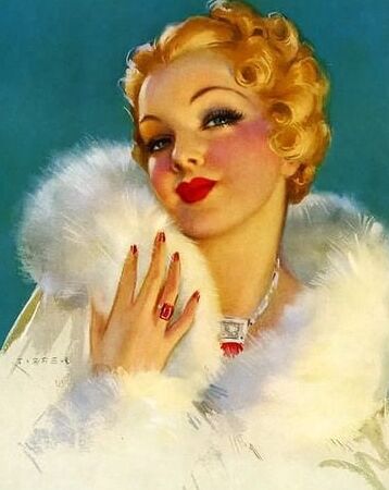 Vintage Ladies Art