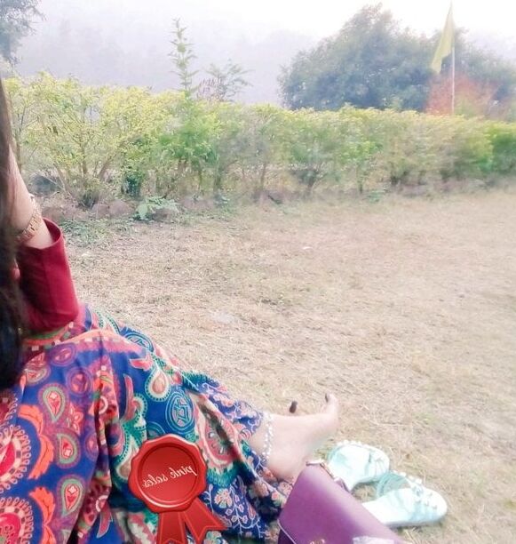 Pink Soles Indian Feet Goddess