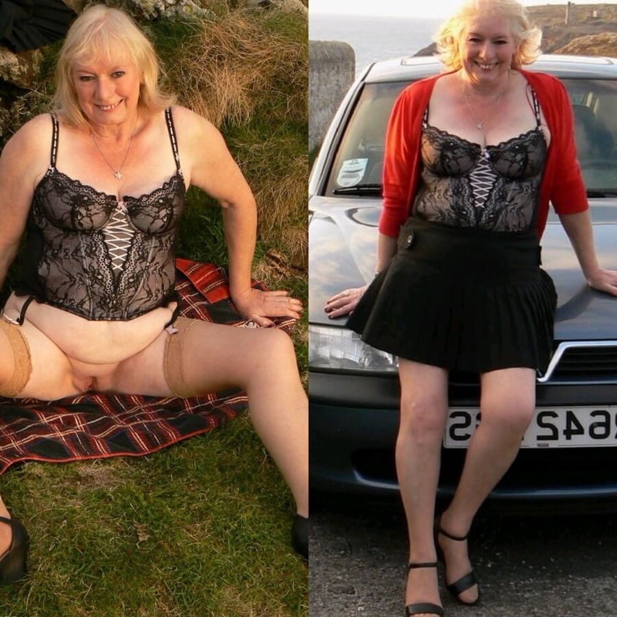 Grannies dressed and undressed