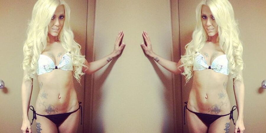 Nikki Gothic Inked Doll Fills Tiny Bikinis &amp; Thongs