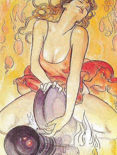 Tribute to women Covid. Milo Manara