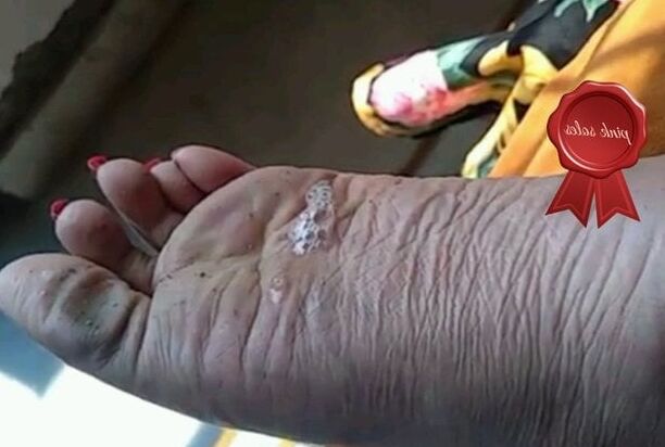 Pink Soles Indian Feet Goddess