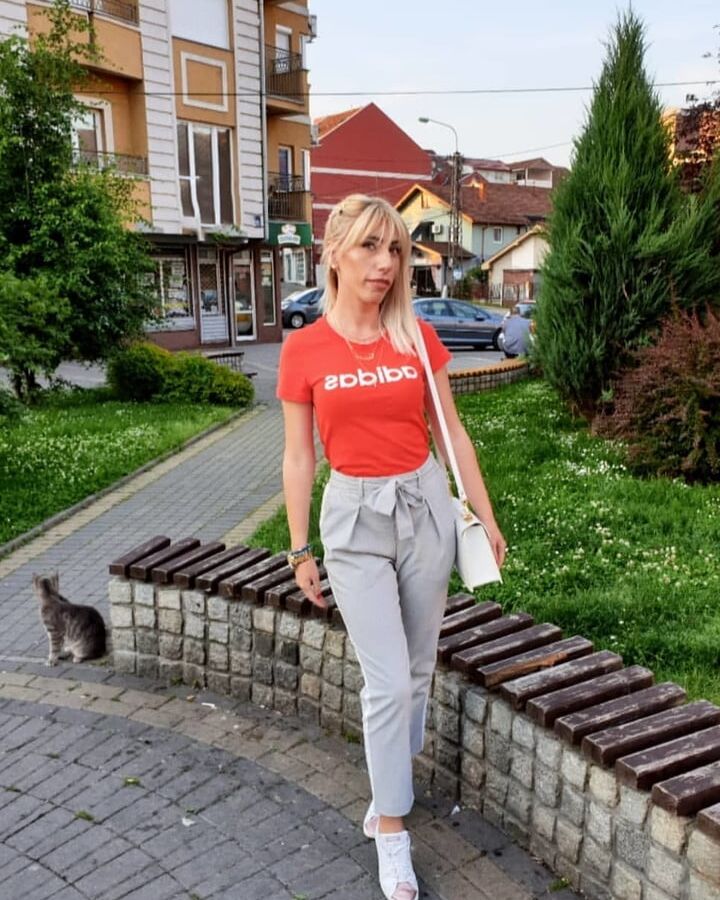 Serbian skinny blonde whore girl Aleksandra Saska Nikolic
