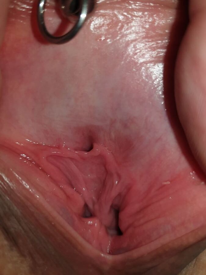 New Rings for my wet pierced Pussy Lips