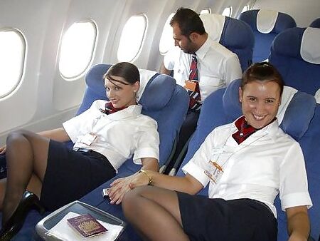 Stweardess cabine crew nylon