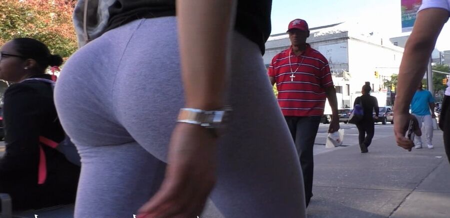Blonde woman perfect ass