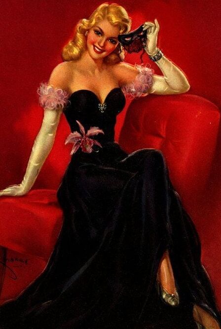 Vintage Ladies Art
