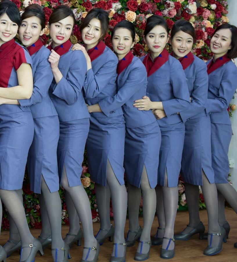 Flight Attendants in Pantyhose - Air China Girls