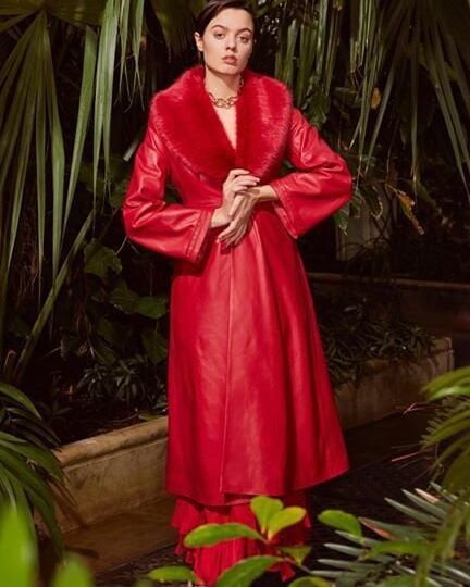 Red Leather Coat - by RedBull