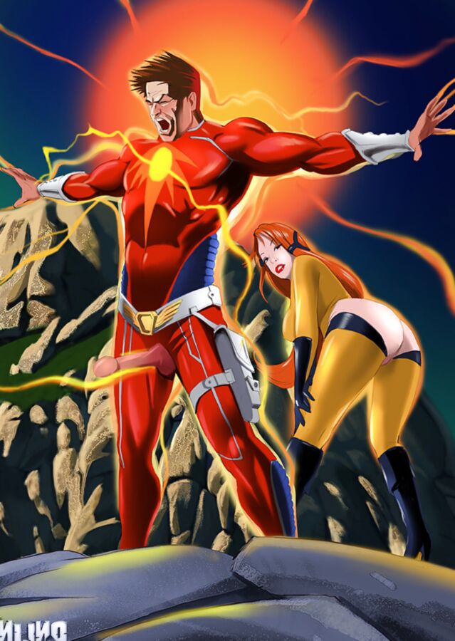 Super-heroines Avengelyne