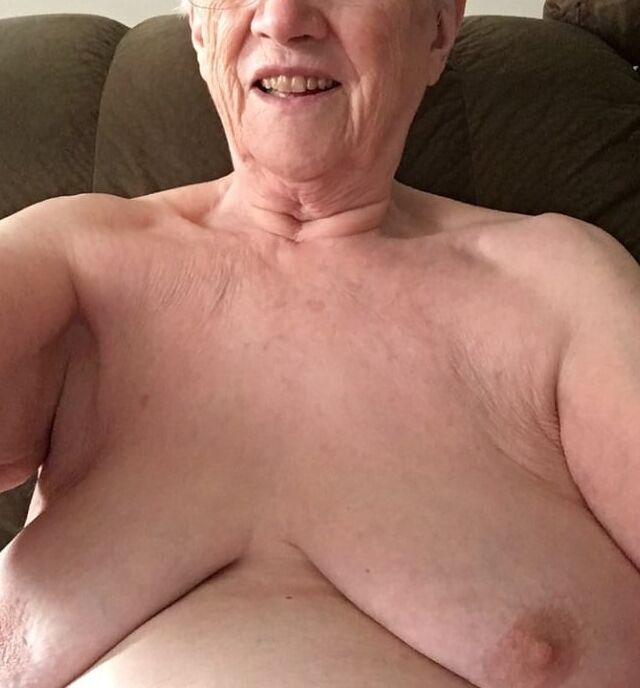 Show us your tits granny
