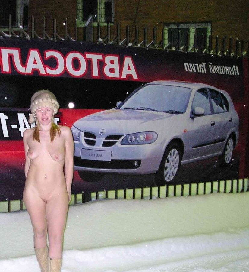 crazy russian woman outdoor exhibitionist