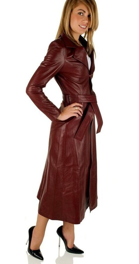 Red Leather Coat - by RedBull
