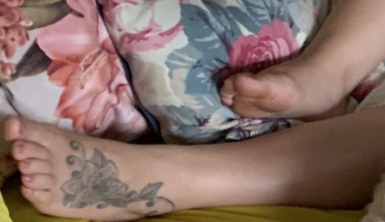 The wifes feet Foot fetish