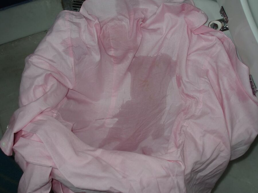 pink blouse piss