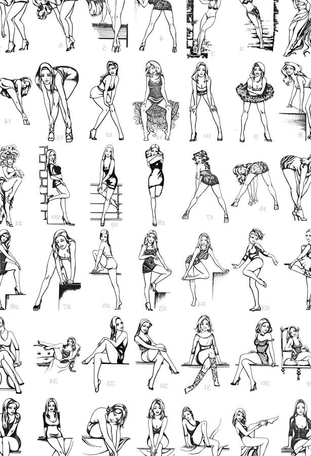 Poses-posing! Good photo!