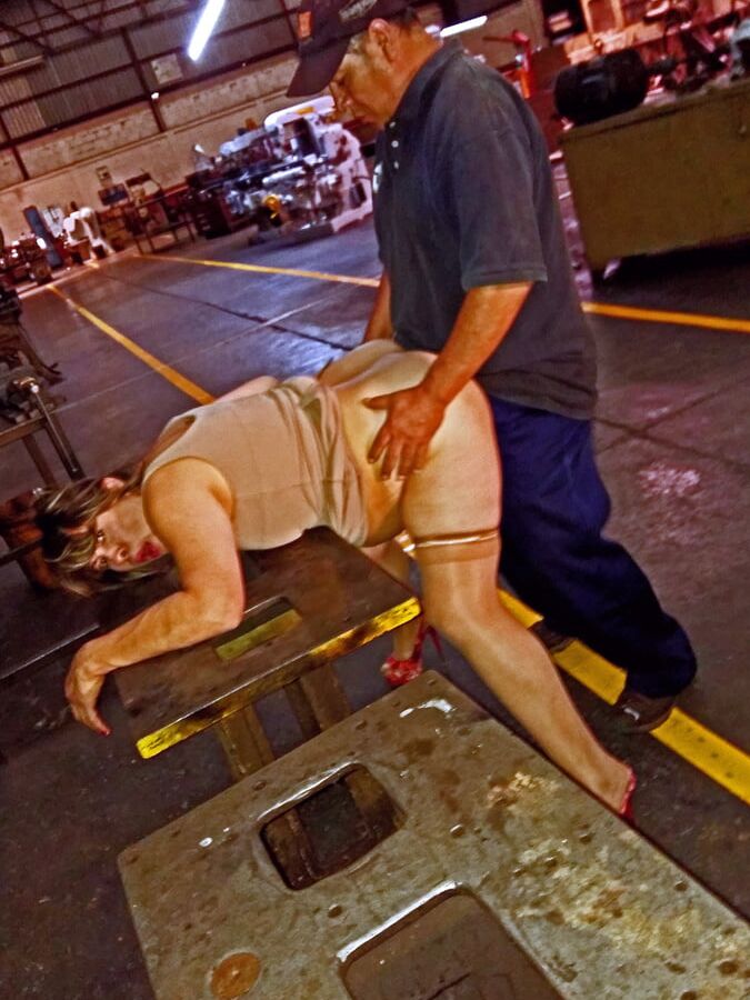 mature whore drilled in the factory