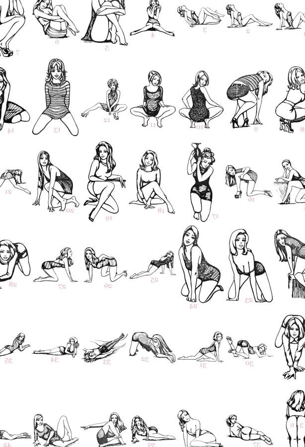 Poses-posing! Good photo!