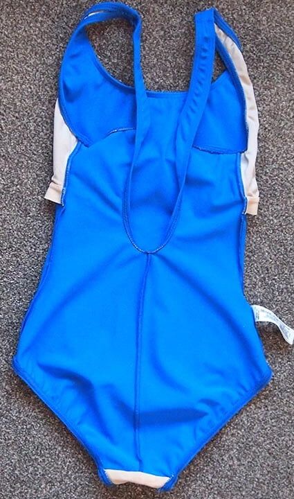 Mid s M&amp;S blue swimsuit
