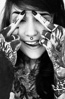 Sexy girls give you the finger