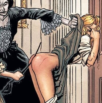 Spanking girl cartoons