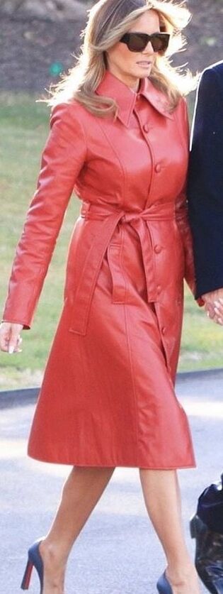 Red Leather Coat - by RedBull