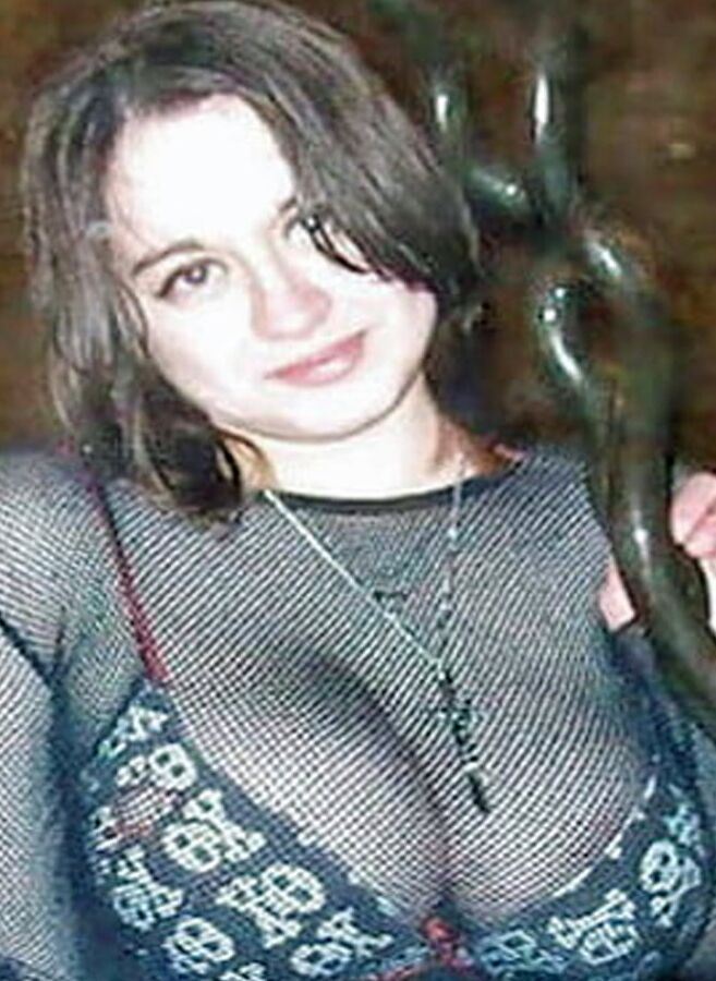 Chick with a goth look