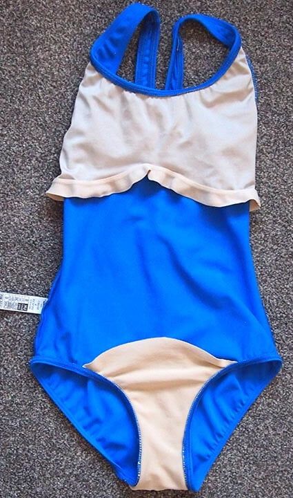 Mid s M&amp;S blue swimsuit