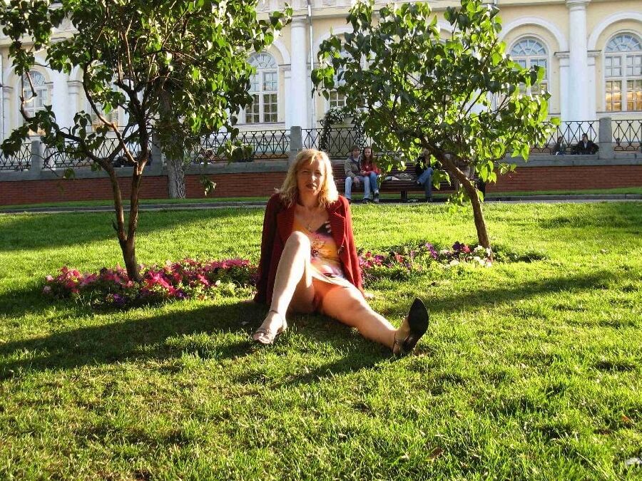 crazy russian woman outdoor exhibitionist