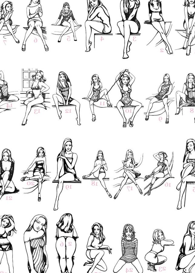 Poses-posing! Good photo!