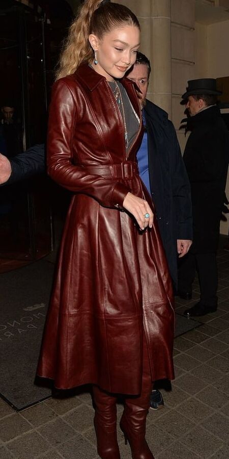 Red Leather Coat - by RedBull