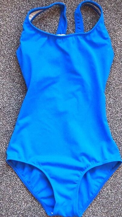 Mid s M&amp;S blue swimsuit