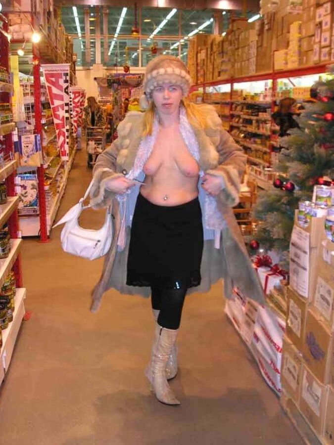 crazy russian woman outdoor exhibitionist