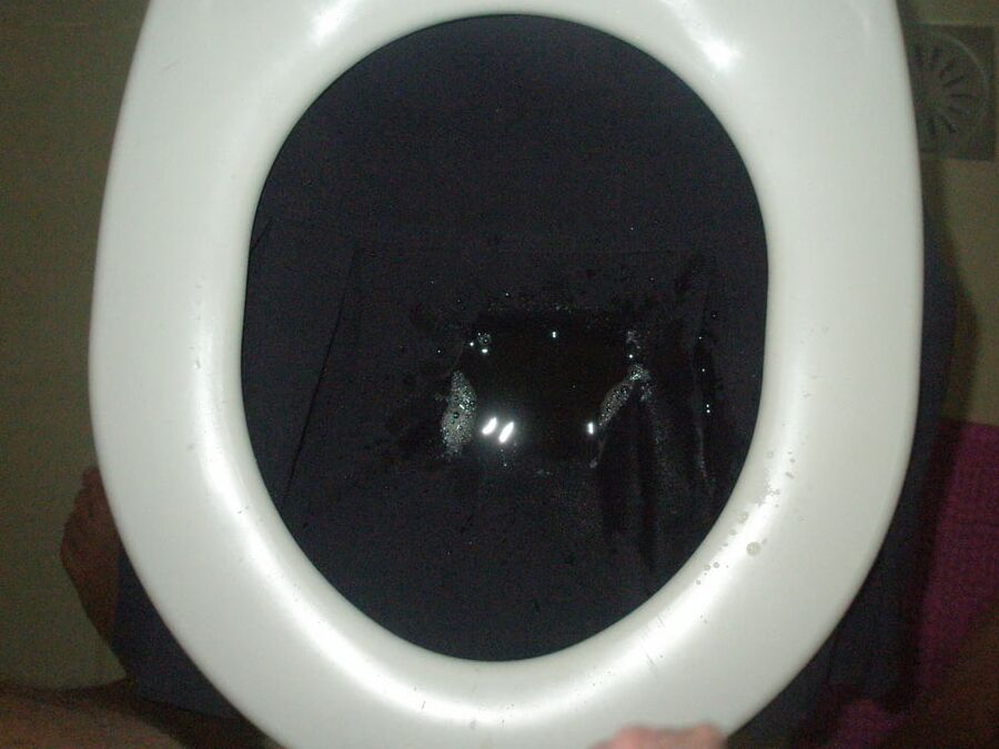 blue skirt piss