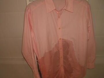pink blouse piss