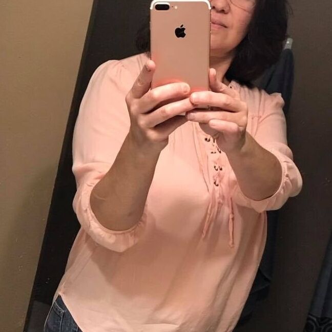 Tammy showing her sexy cellulite PAWG body tease