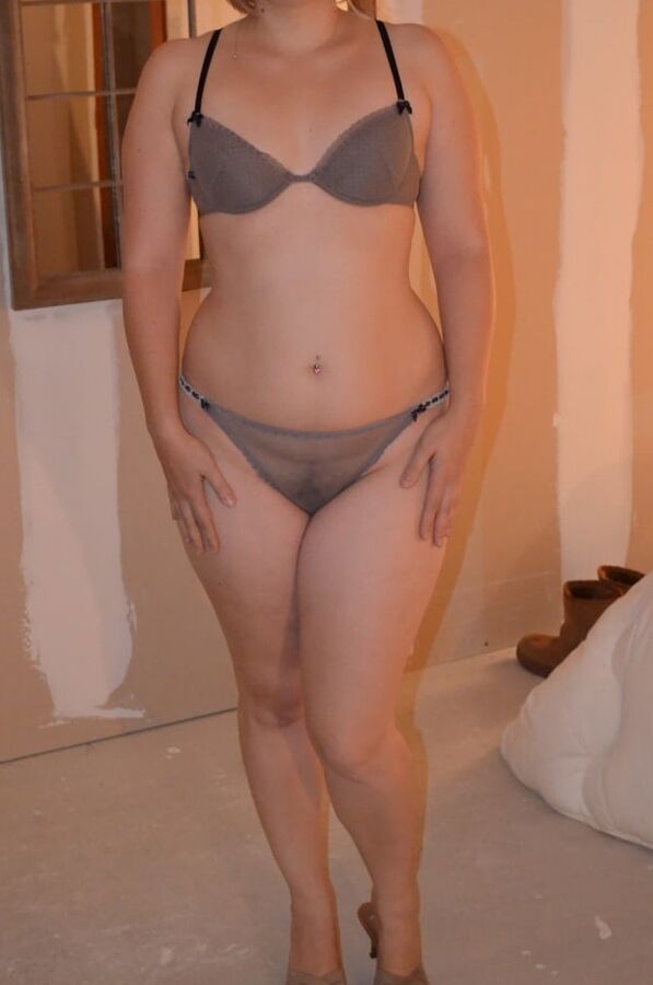 My wife with underwear