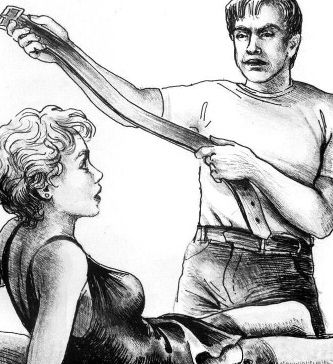 Spanking girl cartoons