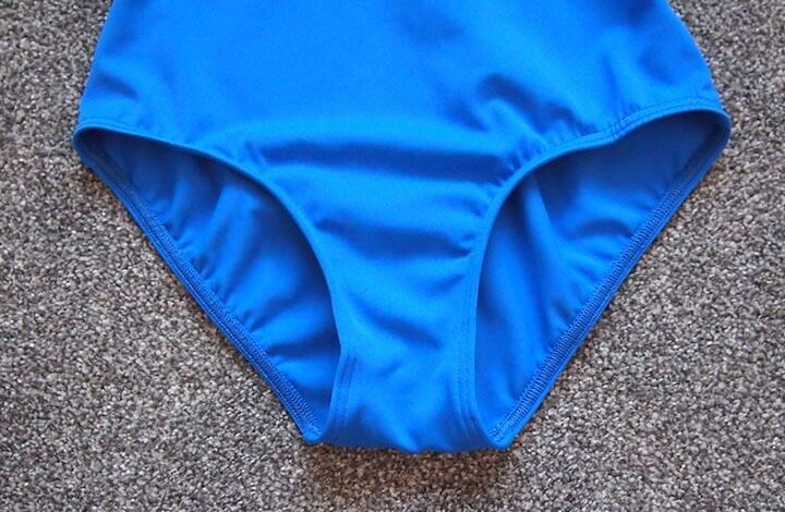 Mid s M&amp;S blue swimsuit