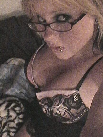 Chick with a goth look