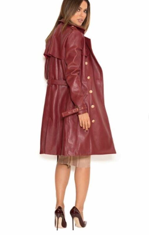 Red Leather Coat - by RedBull