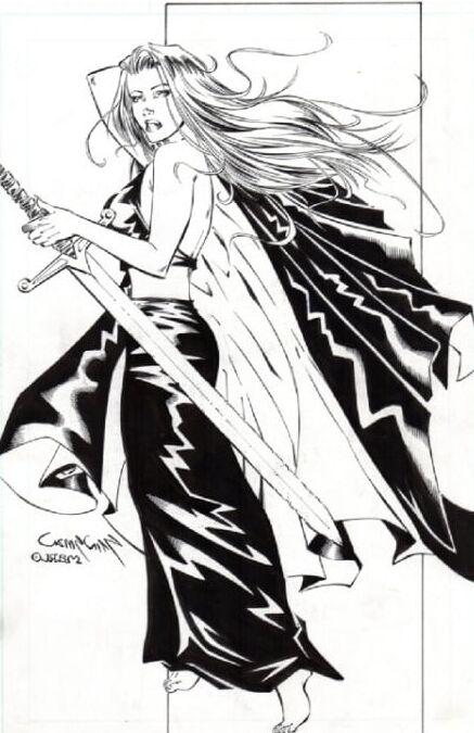 Super-heroines Avengelyne
