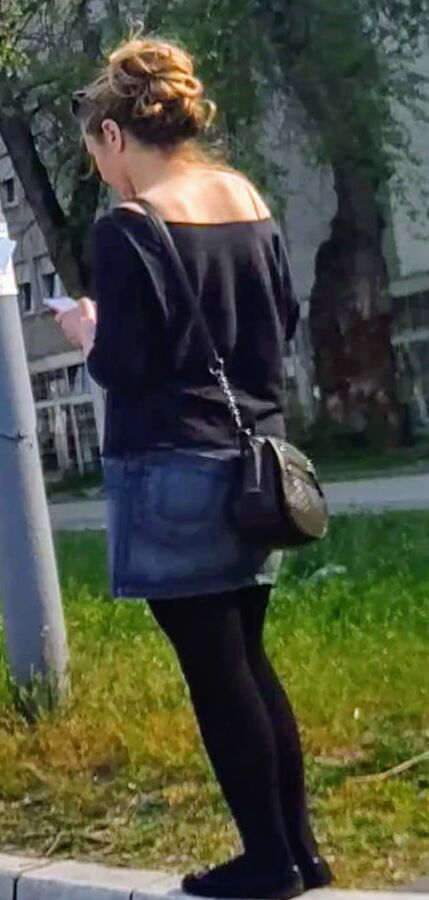 Serbian pantyhose mom