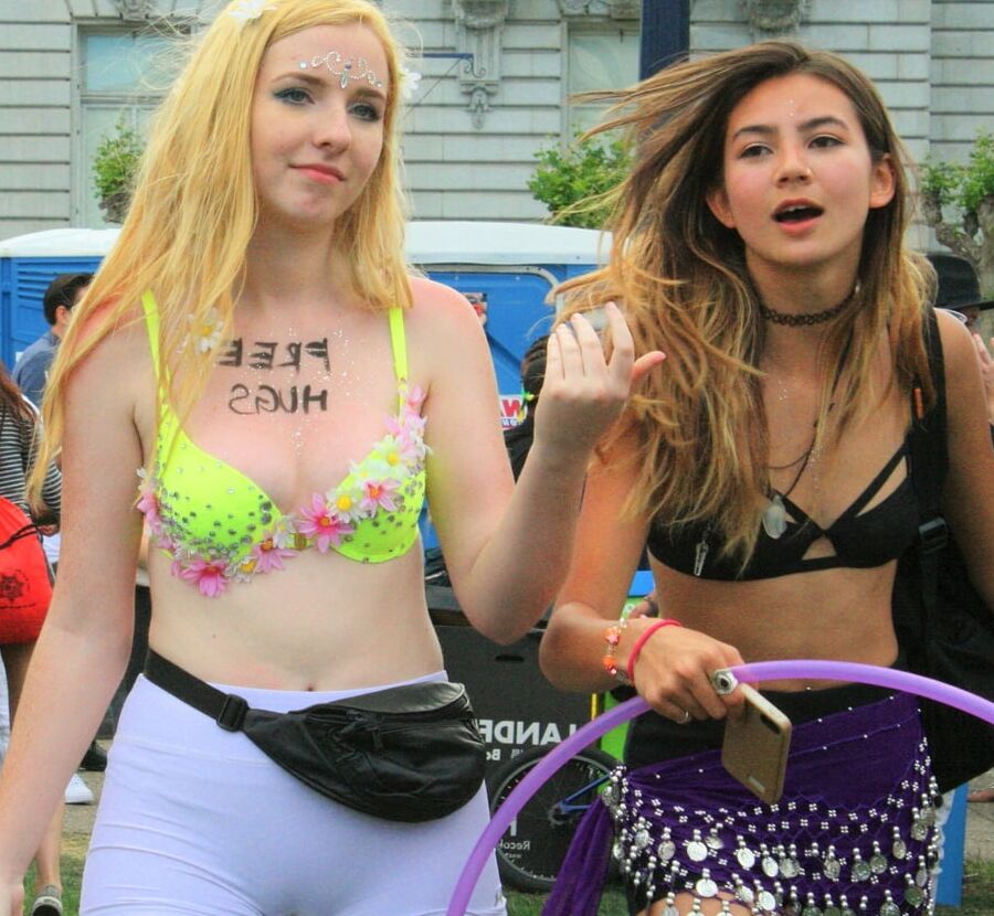 Sexy tease of camel toe shorts......