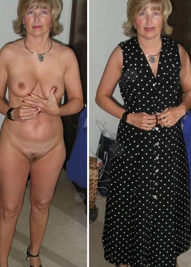 Dressed Undressed hot wives !